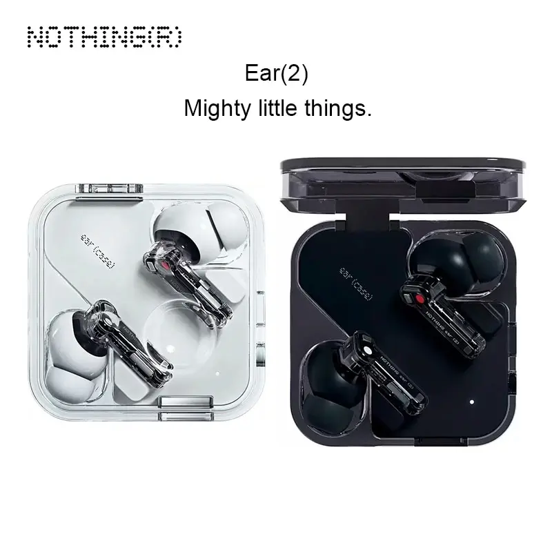 Nothing Ear (2) Hi-Res Certified 40dB ANC 11.6m Custom Driver Dual Chamber Design Bluetooth 5.3